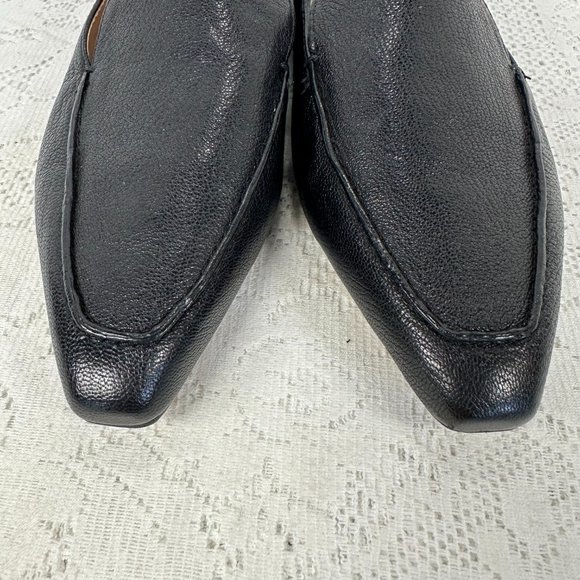 Women's Flats, Classic Franco Sarto, Black Leather Flats, Pumps, size 6M - Picture 7 of 9